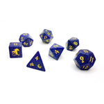Lapis Lazuli Stone Dice Set