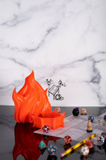 Sorcerer's Flame Dice Tower w/Tray