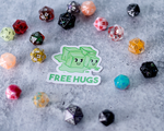 Free Hugs Gelatinous Monster Sticker - 3
