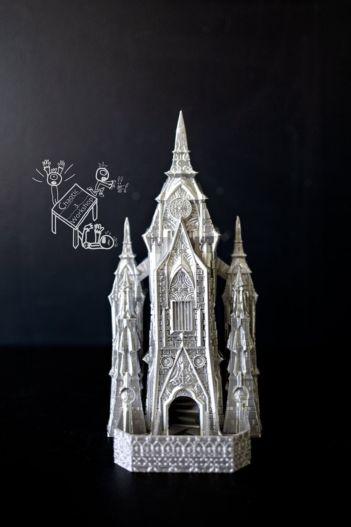 Vampire Cathedral Dice Tower w/Tray