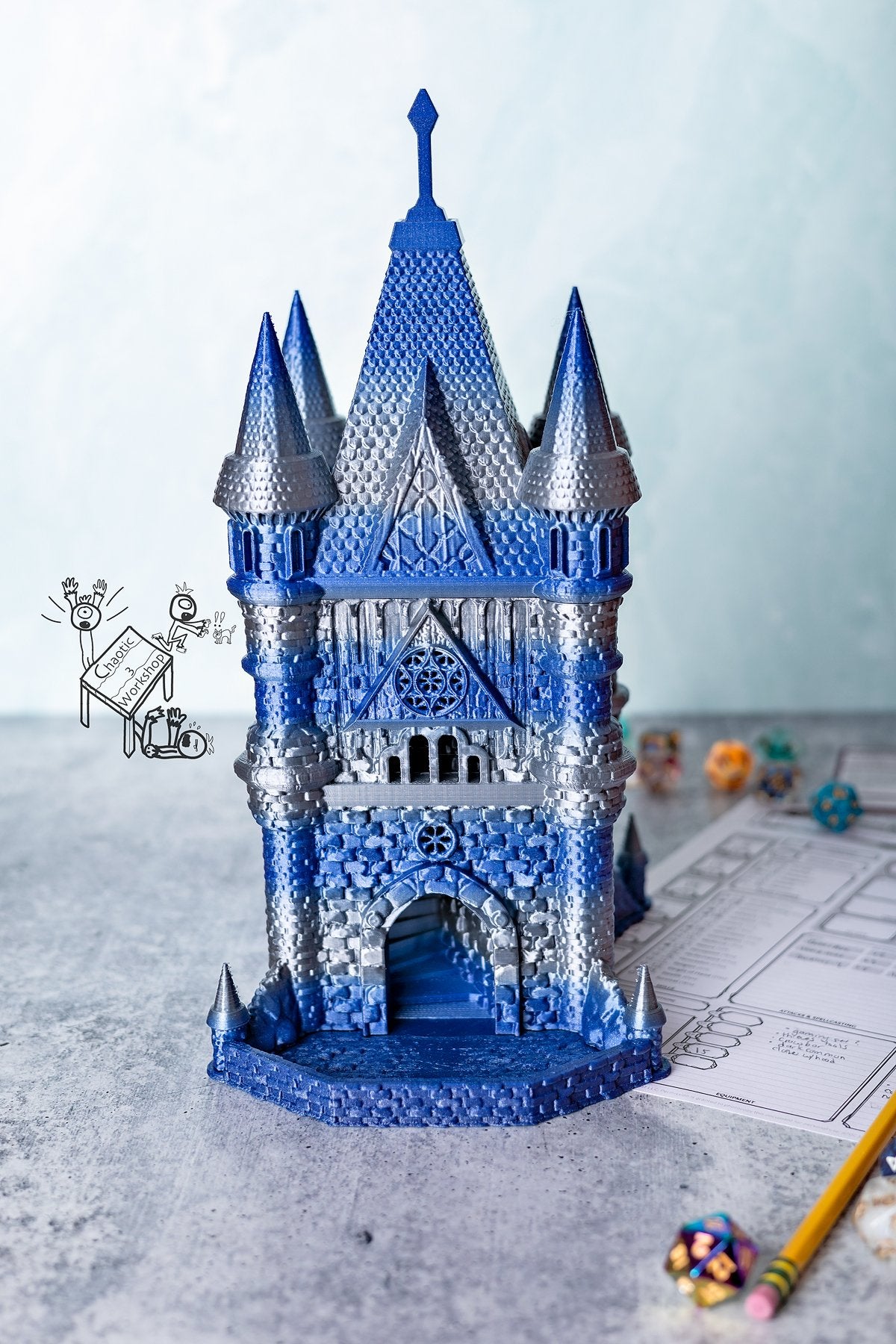 Cleric Dice Tower w/Tray