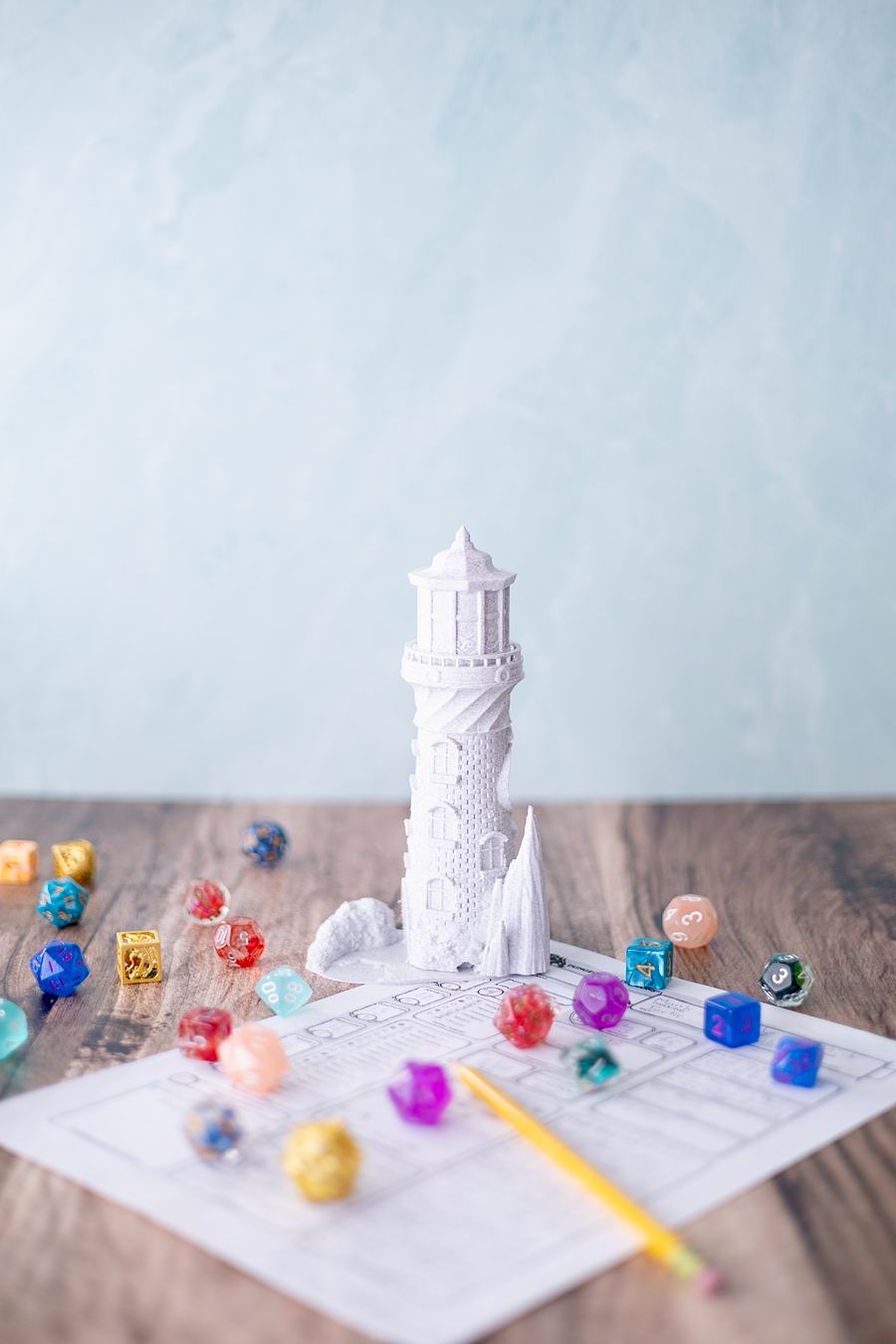 Light House Dice Tower w/Tray