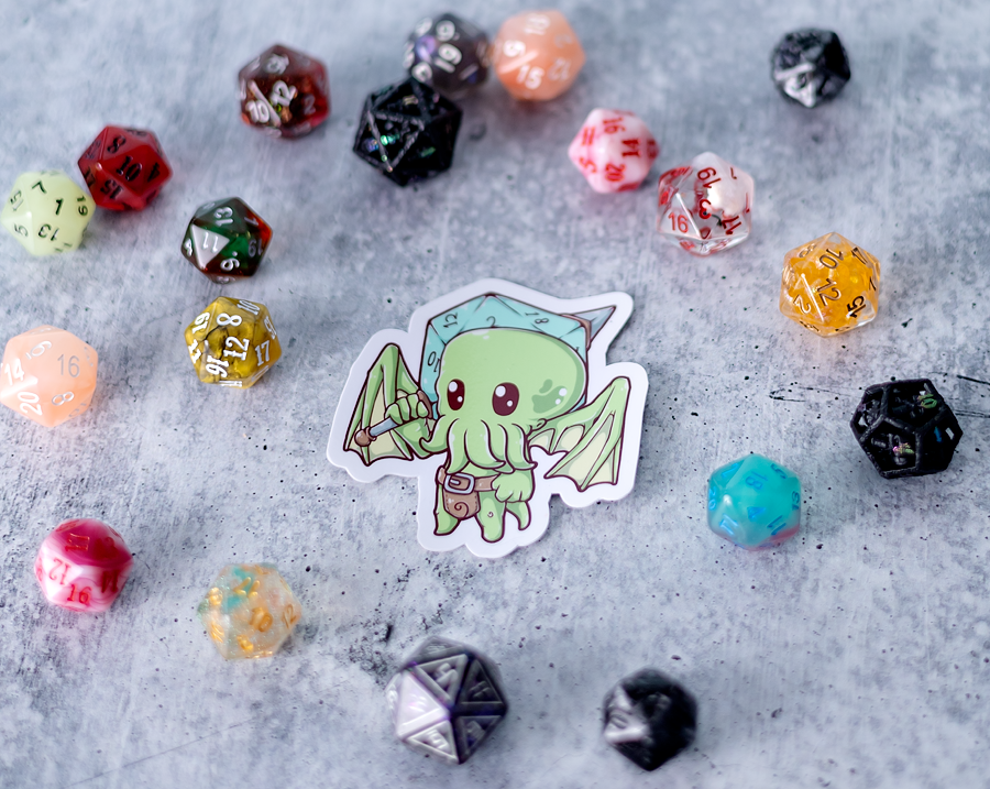 Chibithulu Monster Sticker - 2.5"